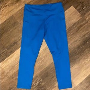 Zyia Royal Blue Light n Tight leggings with pocket